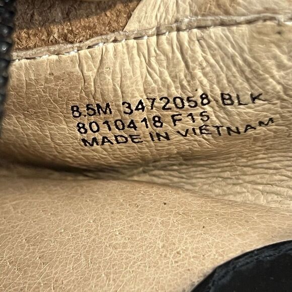 Frye Reina Bootie Womens Size 8 Black Distressed Leather Western Ankle Zip - Picture 7 of 7